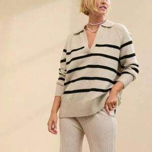 Aerie unREAL Oversized Polo Sweater XS